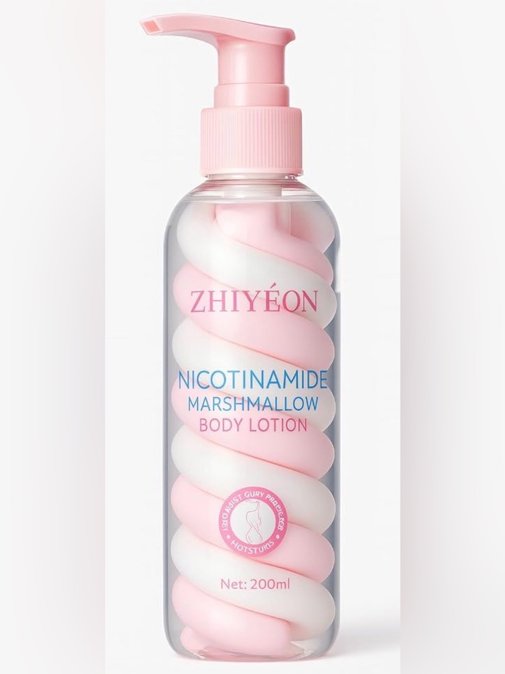 Nicotinamide Marshmallow Body Lotion - Pink & White